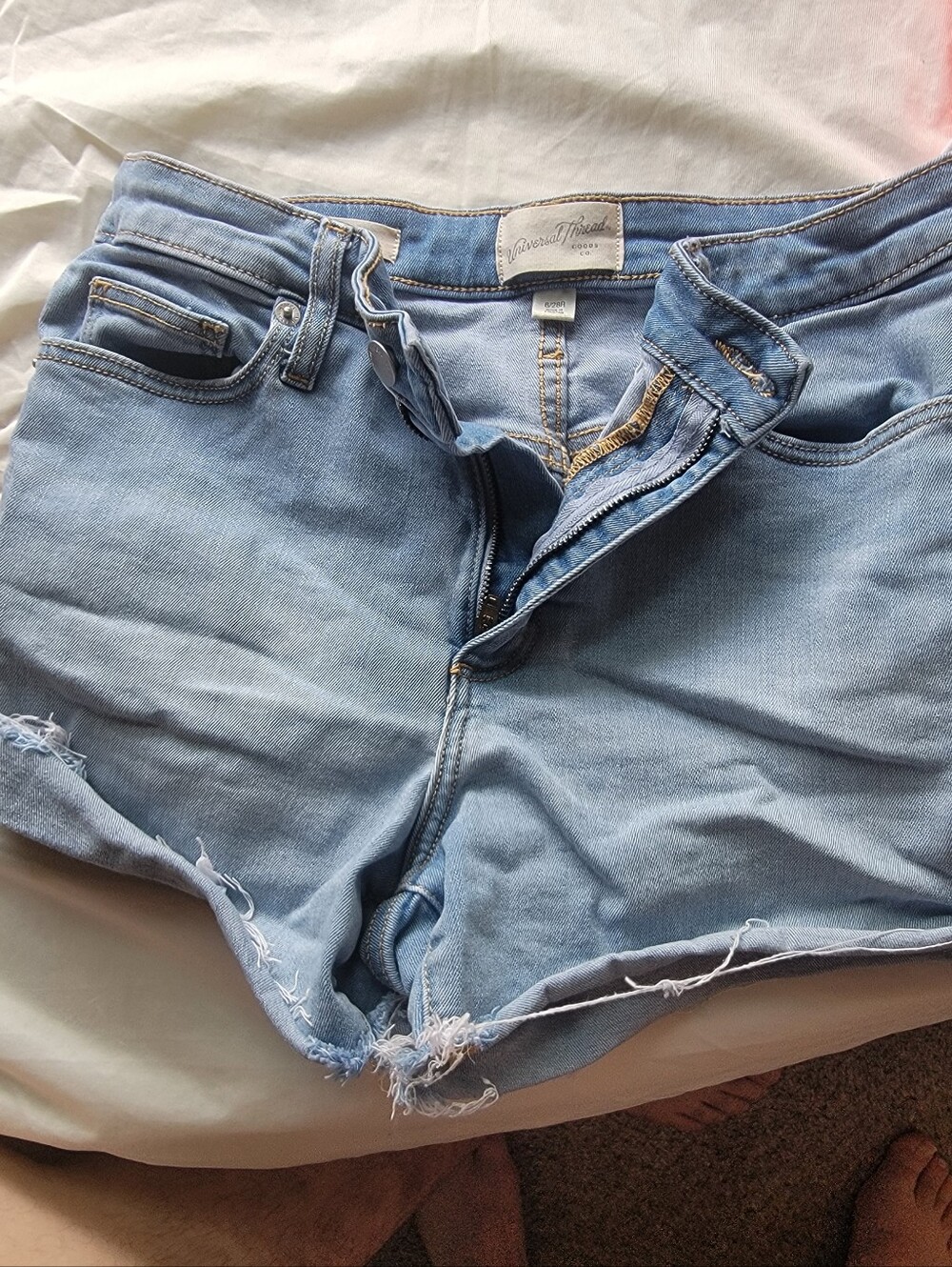 Light Blue Denim Women’s Shorts